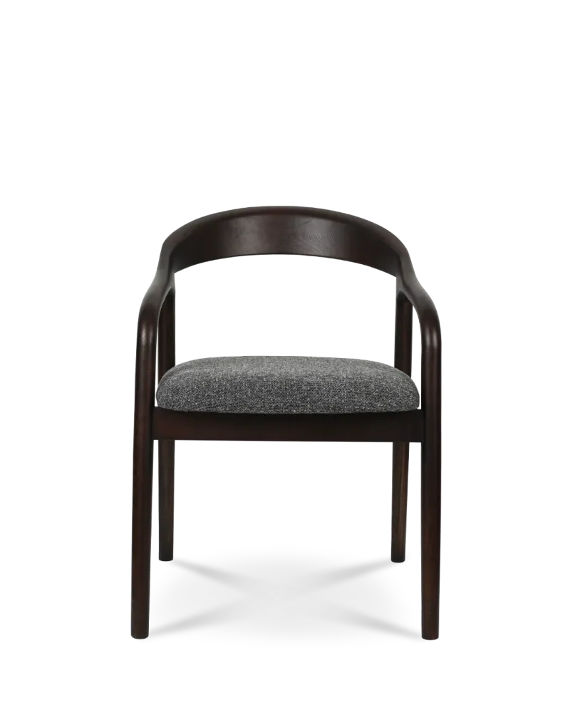Sedia legno Riva grigio scuro