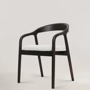 Sedia legno riva nero