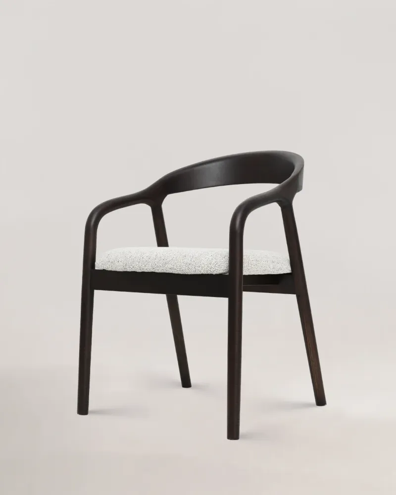 Sedia legno riva nero