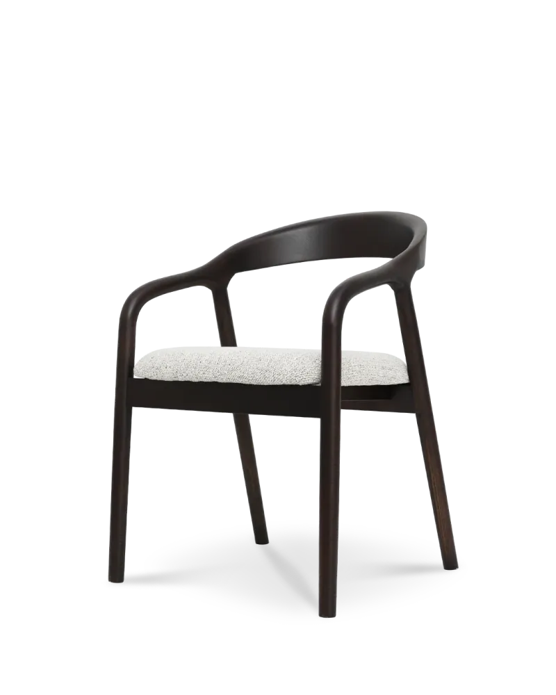 Sedia legno riva nero