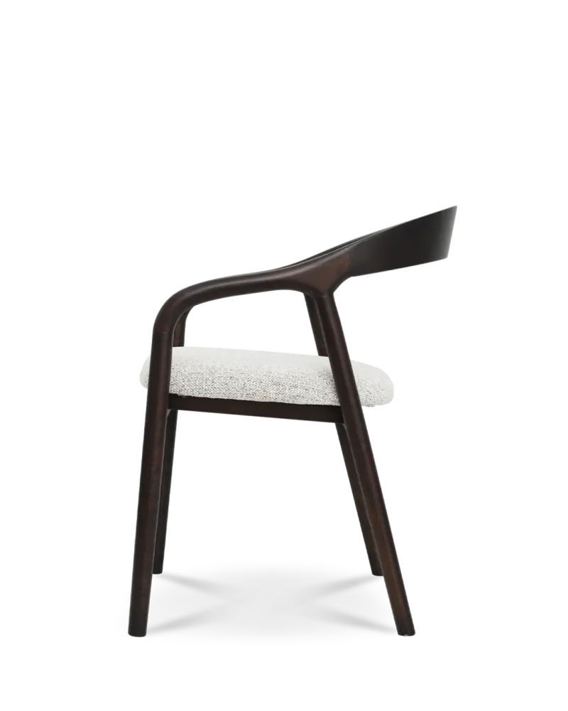 Sedia legno riva nero