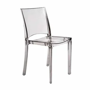 Sedia linea b-side trasparente s6315tr