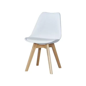 Sedia linea lelia colore bianco misura 48x57x81cm