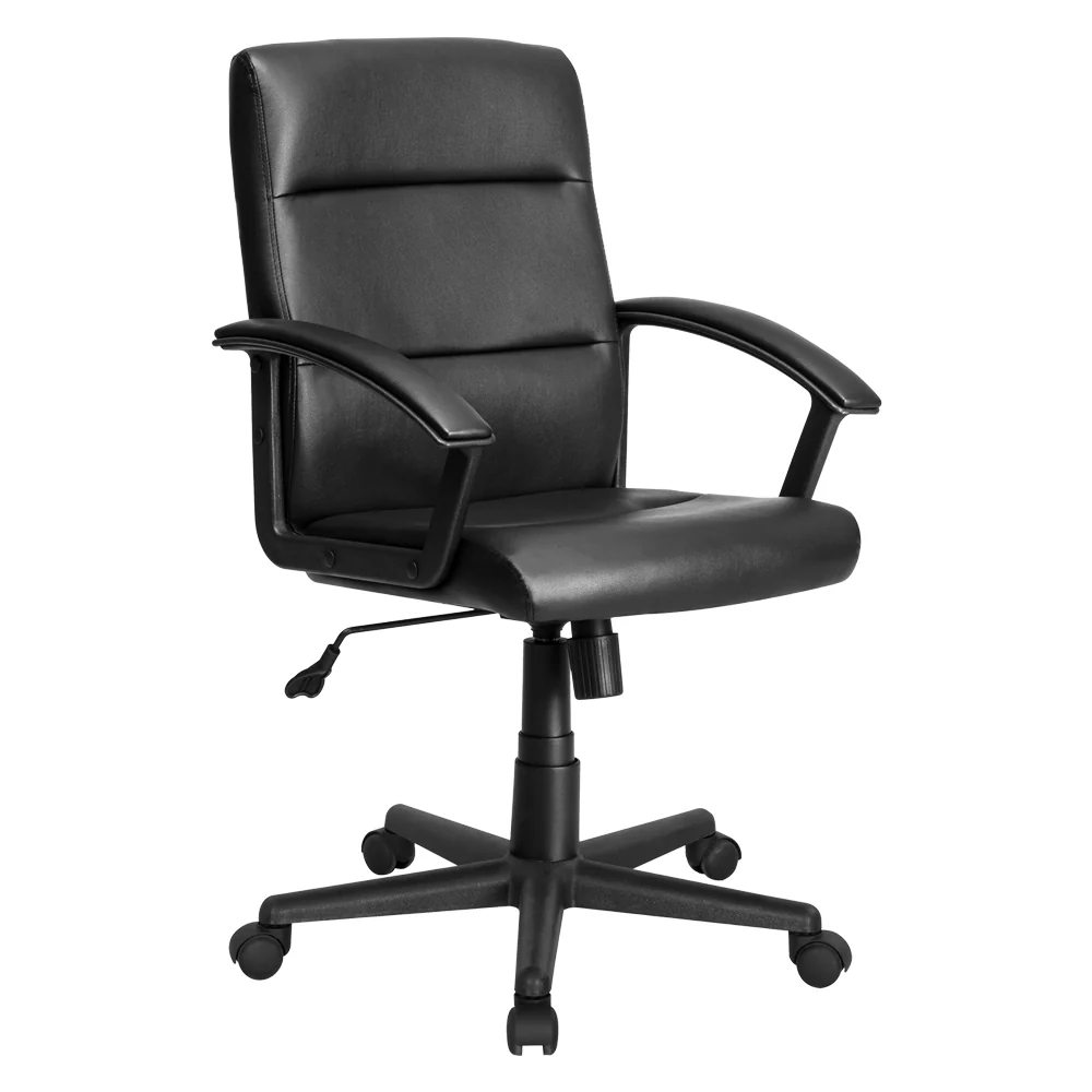 Sedia Da Manager Nera - Cm 62 X 60 X H. 93 / 103 - Kasart