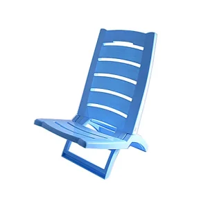 Sedia da mare azzurra