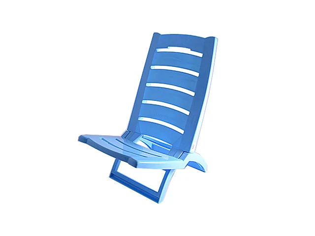 Sedia da mare azzurra