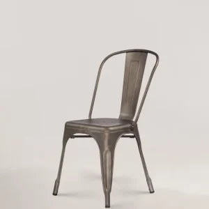 Sedia metallo lix arrugginito
