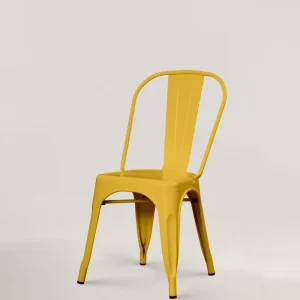 Sedia metallo Lix giallo