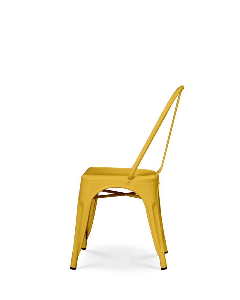 Sedia metallo Lix giallo