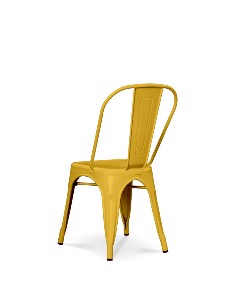Sedia metallo Lix giallo