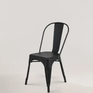 Sedia metallo lix nero