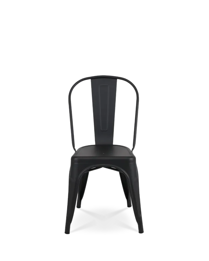 Sedia metallo lix nero