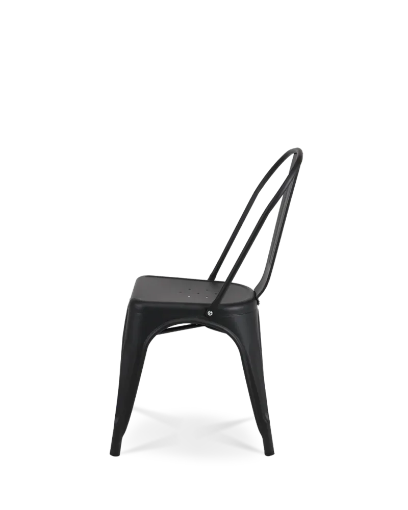 Sedia metallo lix nero
