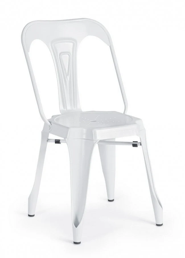 SEDIA MINNEAPOLIS BIANCO