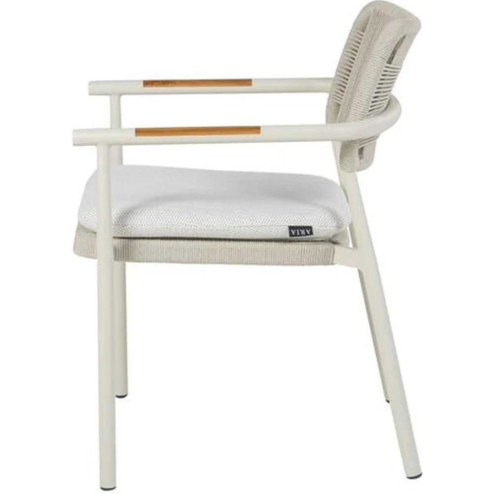 Sedia outdoor design lusso alluminio Zenit
