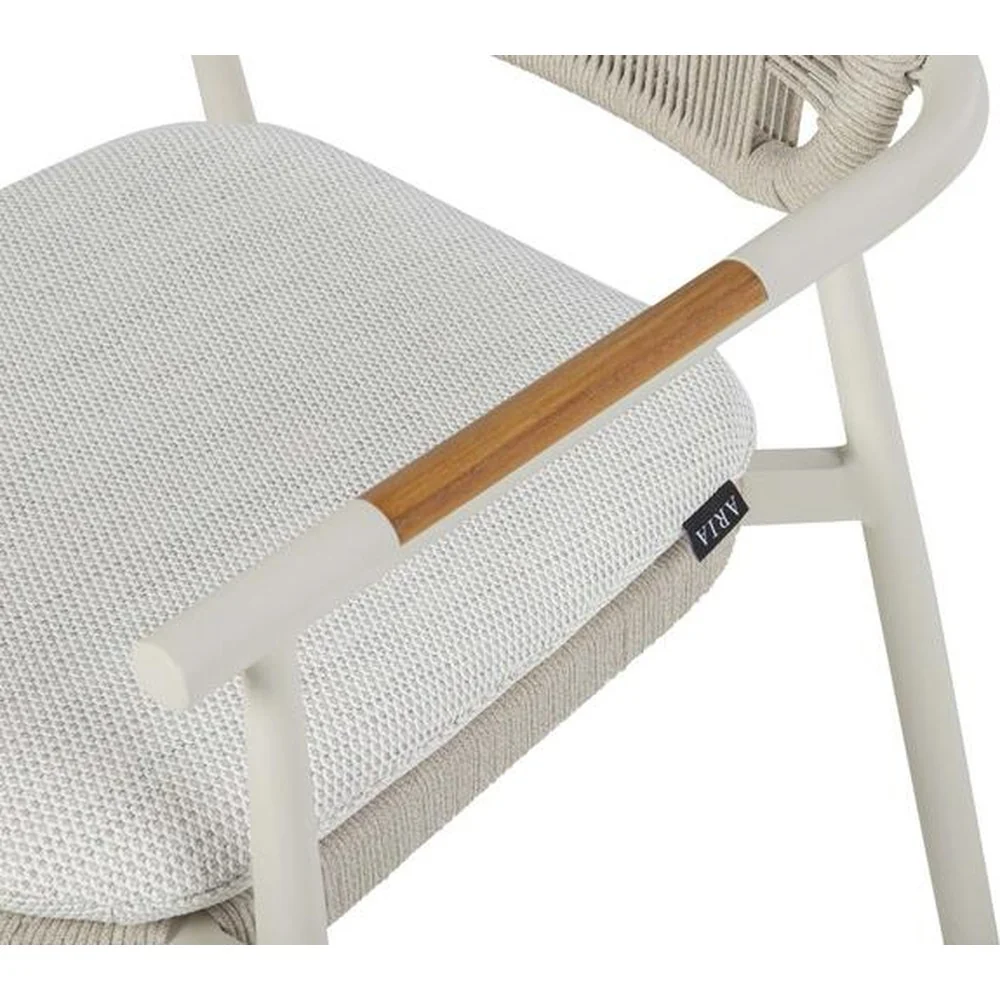 Sedia outdoor design lusso alluminio Zenit