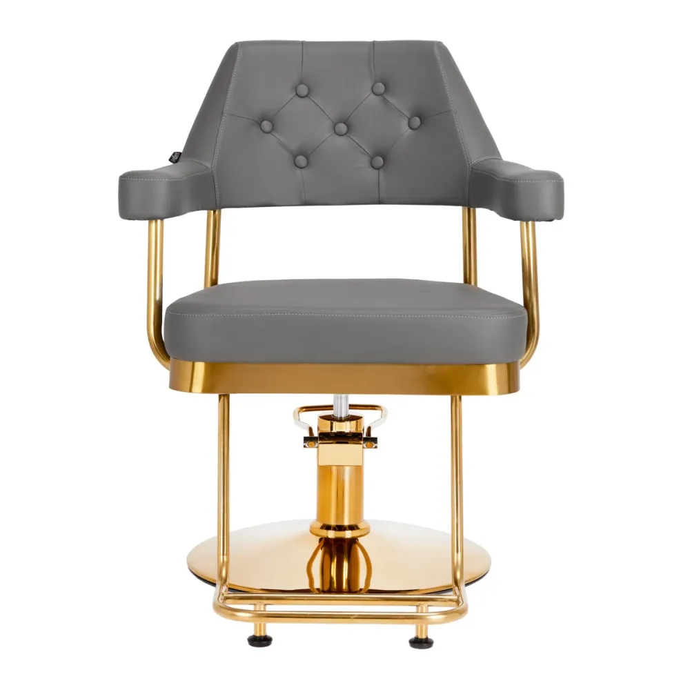 Sedia da parrucchiere Gabbiano Granda oro grigio