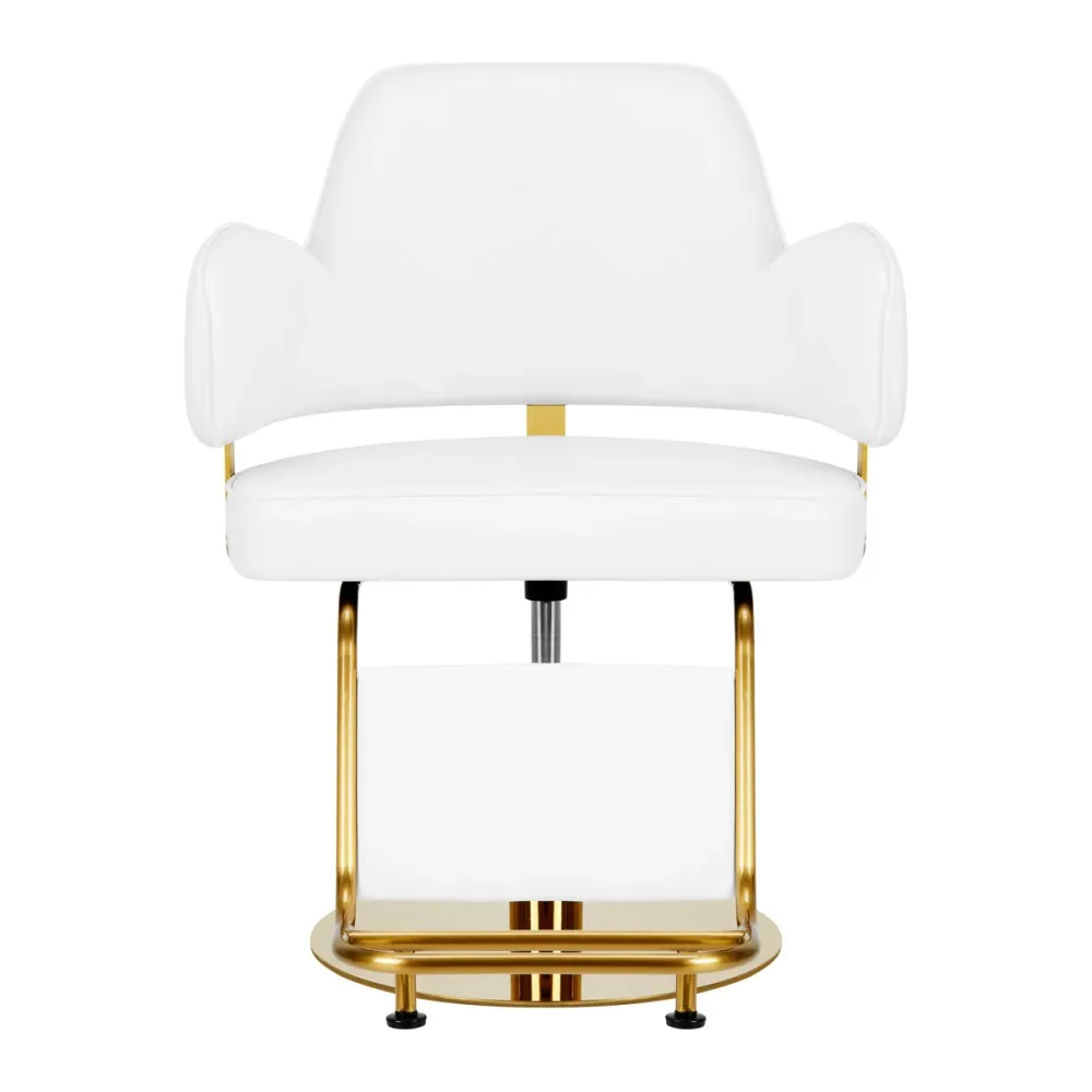 Sedia da parrucchiere Gabbiano Linz NQ Oro Bianco