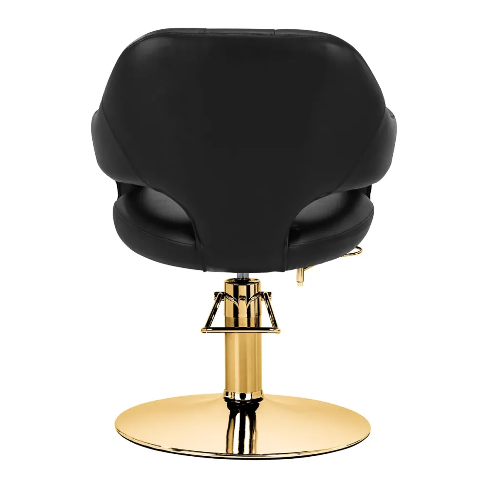 Sedia da parrucchiere Gabbiano Parma Oro Nero