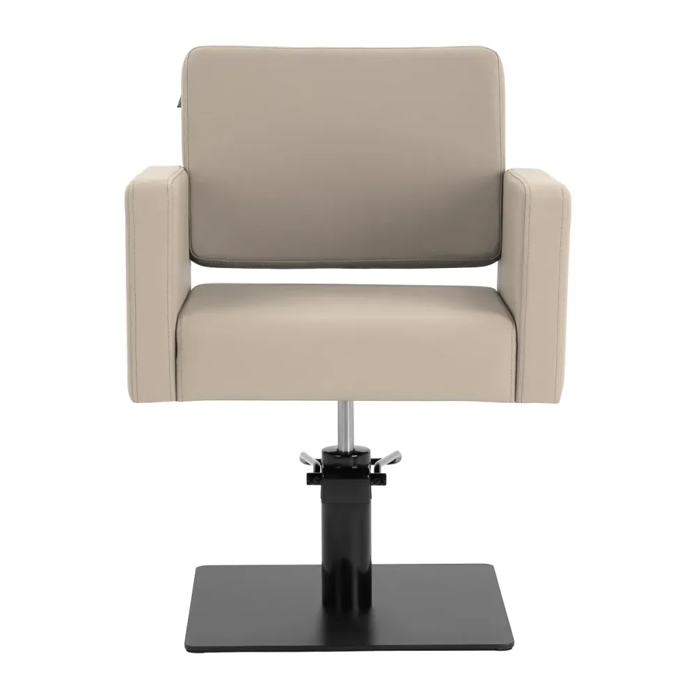 Sedia da parrucchiere Gabbiano Vitoria grigio-beige