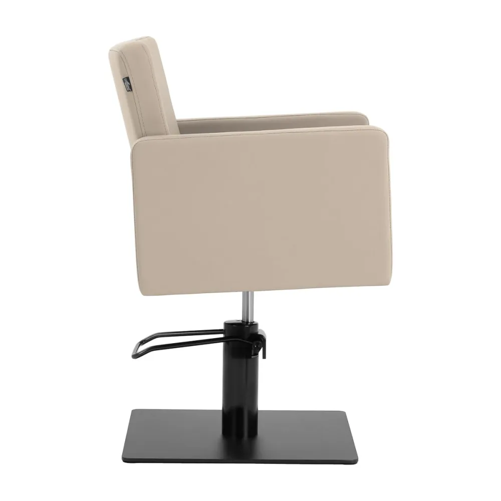 Sedia da parrucchiere Gabbiano Vitoria grigio-beige