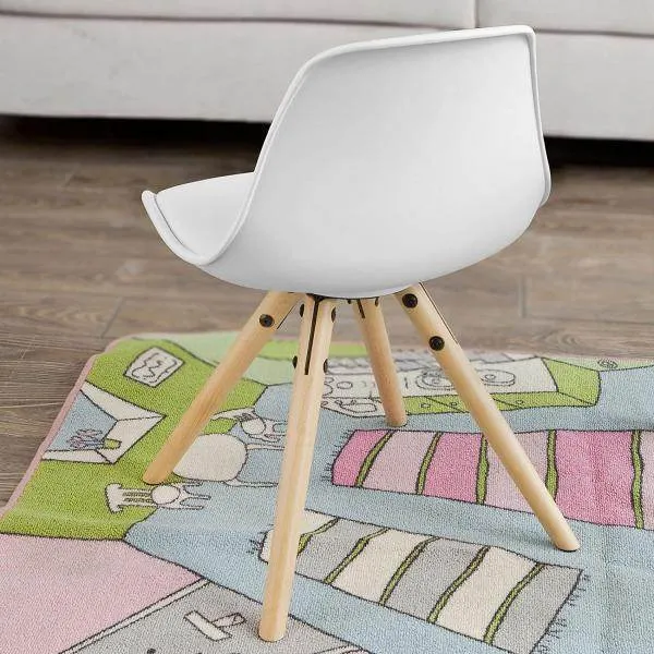 sedia per bambini | Altezza seduta 35 cm | sedia bianca