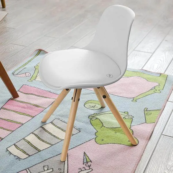 sedia per bambini | Altezza seduta 35 cm | sedia bianca