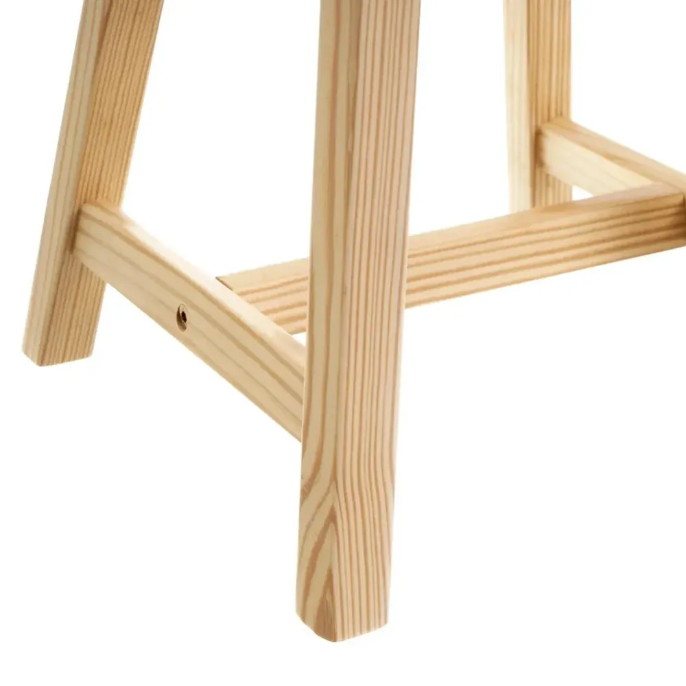Sedia per Bambini Legno MDF con Seduta e Schienale Ergonomico 28 x 28 x 50 cm