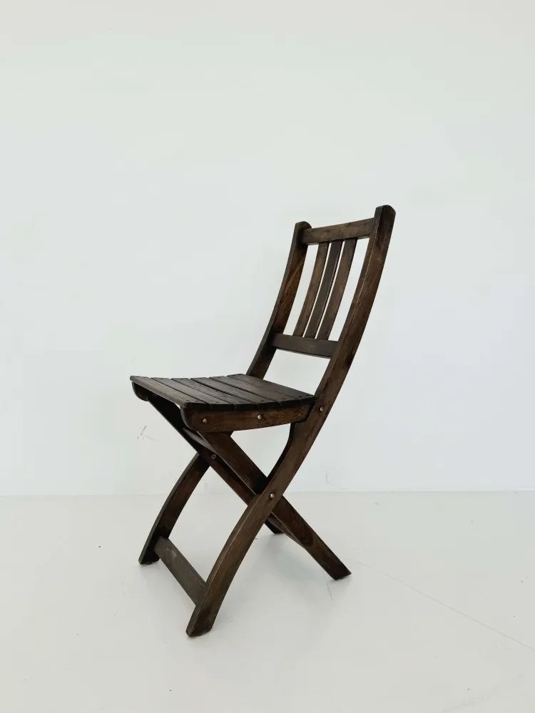 Sedia pieghevole legno