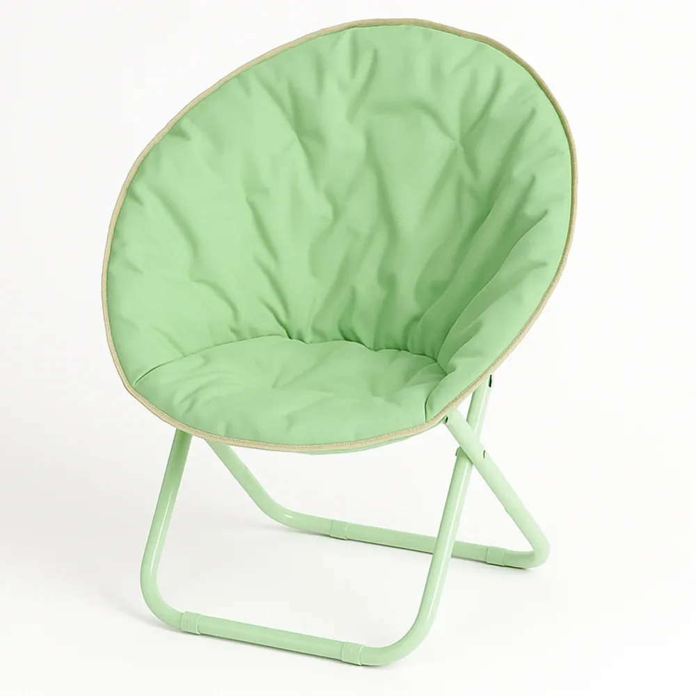 Sedia Pieghevole Moon Regista Poltrona Relax Ergonomica Salvia Salvaspazio 60x78