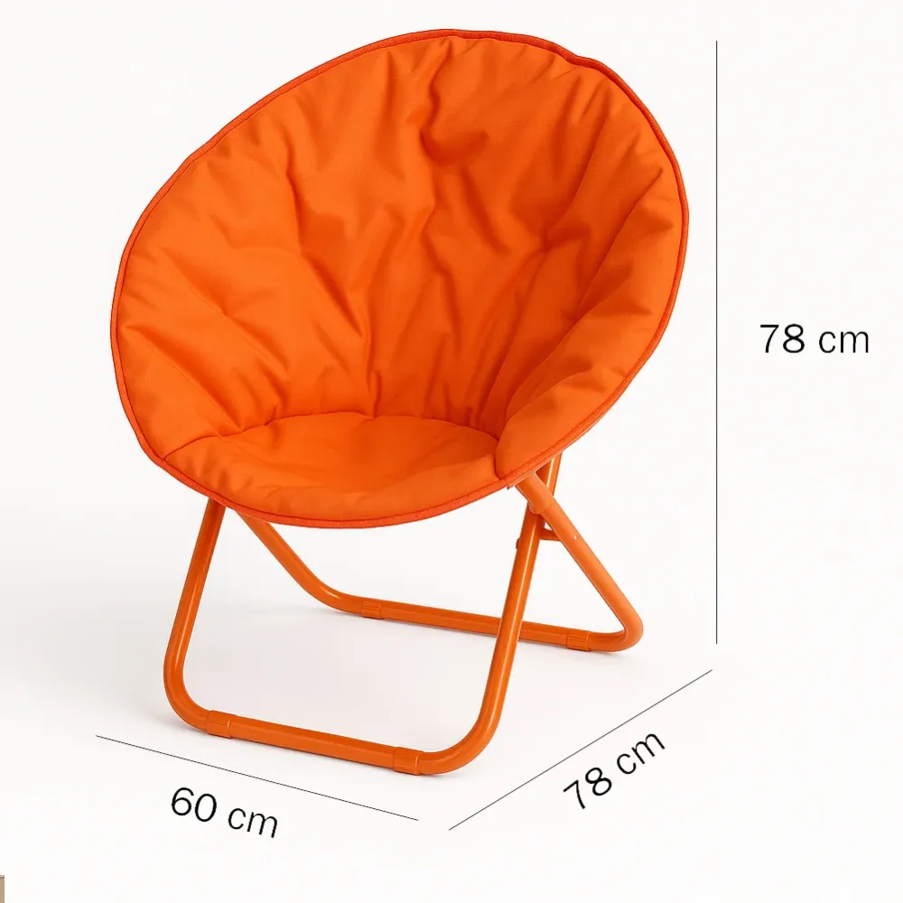Sedia Pieghevole Moon Regista Poltrona Relax Ergonomica Melograno Salvaspazio