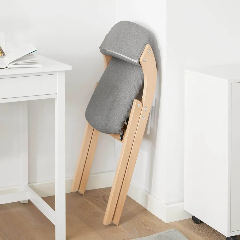 sedia pieghevole | Sedia da cucina | Sedia da scrivania | grigio chiaro | Modello FST92-N