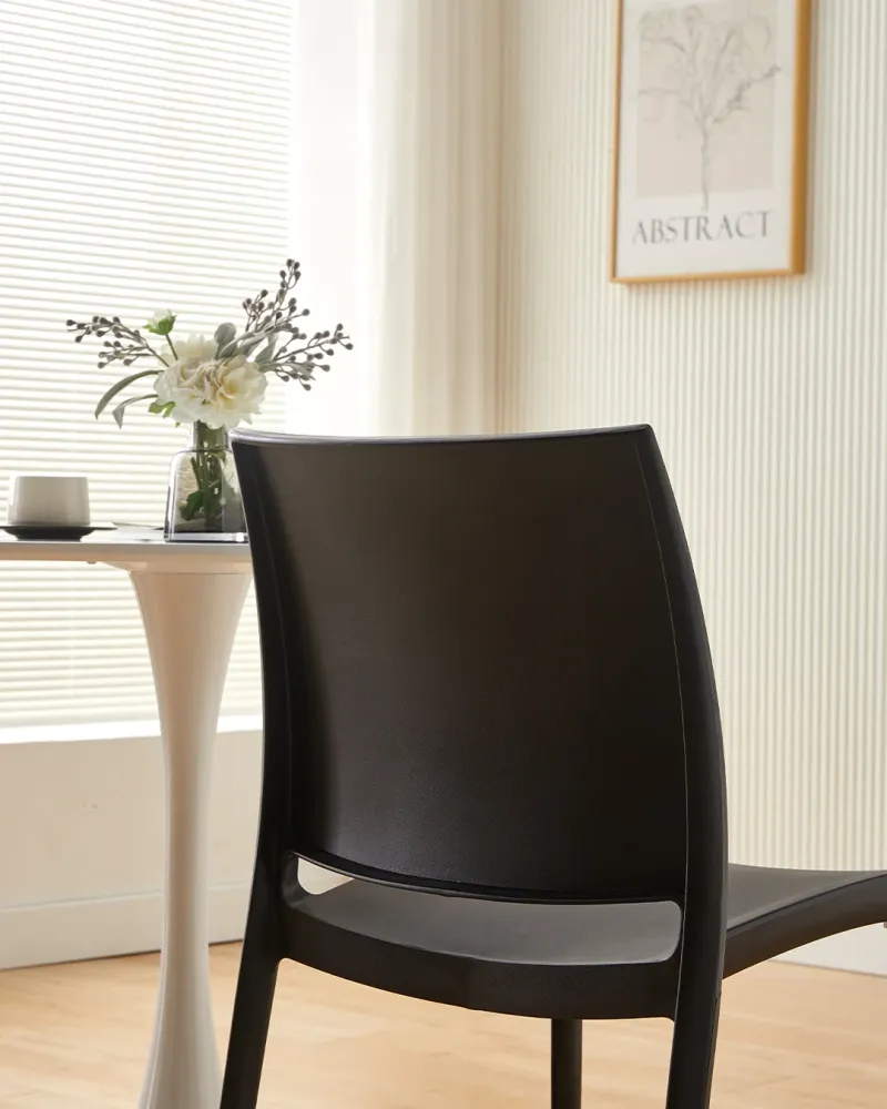 Sedia di plastica thalia arancione