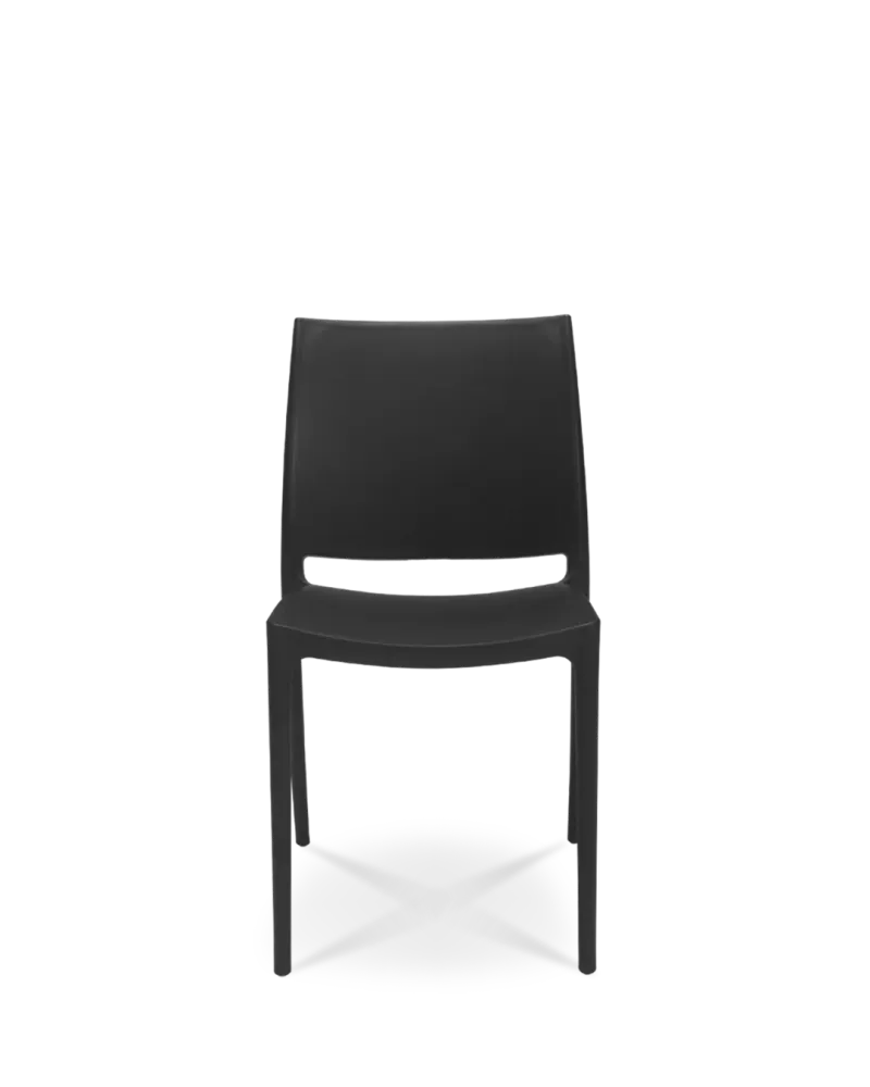 Sedia di plastica thalia nera