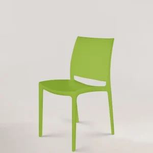 Sedia di plastica thalia verde