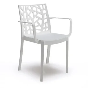 Sedia Polipropilene 'Matrix Armchair' Bianco - Bica