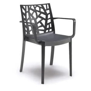 Sedia Polipropilene 'Matrix Armchair' Grafite - Bica
