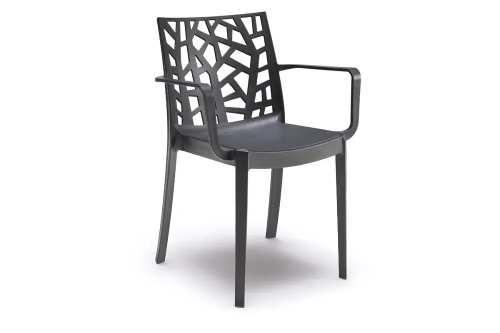 Sedia Polipropilene 'Matrix Armchair' Grafite - Bica