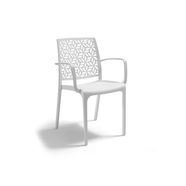 Sedia Polipropilene 'Ninfa Armchair' Bianco - Bica