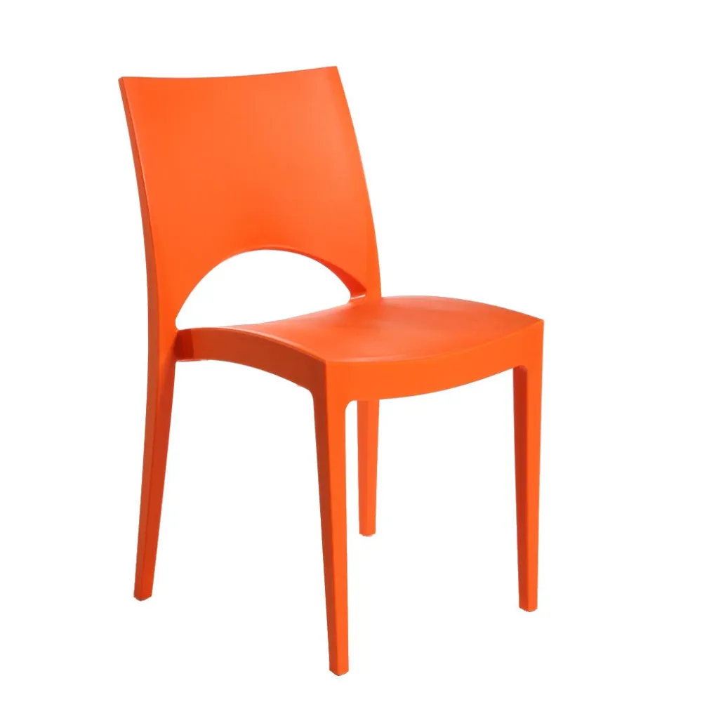 Sedia polipropilene Paris colore Arancio
