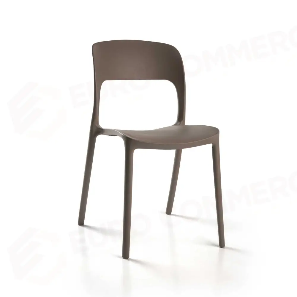 SEDIA POLIPROPILENE RISTO IMPILABILE TORTORA CM41X57H45/82,5 - 2807960000 - VACCHETTI