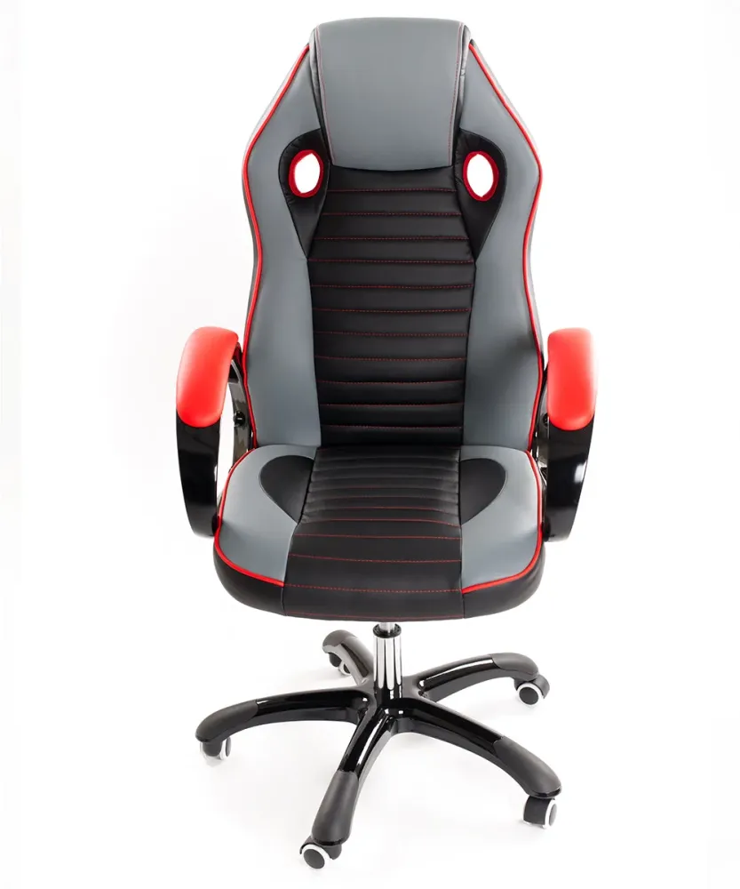 Sedia Poltrona Presidenziale da Gaming Ufficio Similpelle Bozzini Sport Racing Rosso