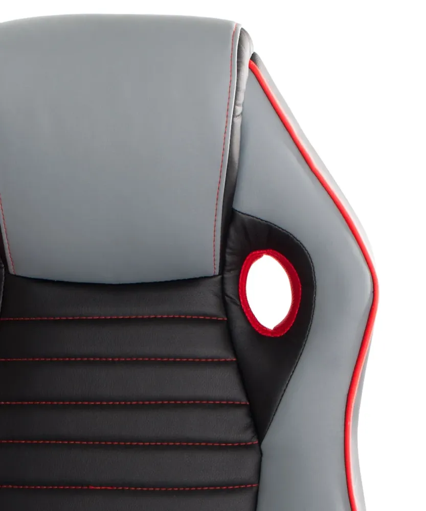 Sedia Poltrona Presidenziale da Gaming Ufficio Similpelle Bozzini Sport Racing Rosso
