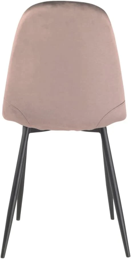 Sedia Poltroncina Fango Set 4pz Velluto Morbido Multifunzionali Design Ergonomico