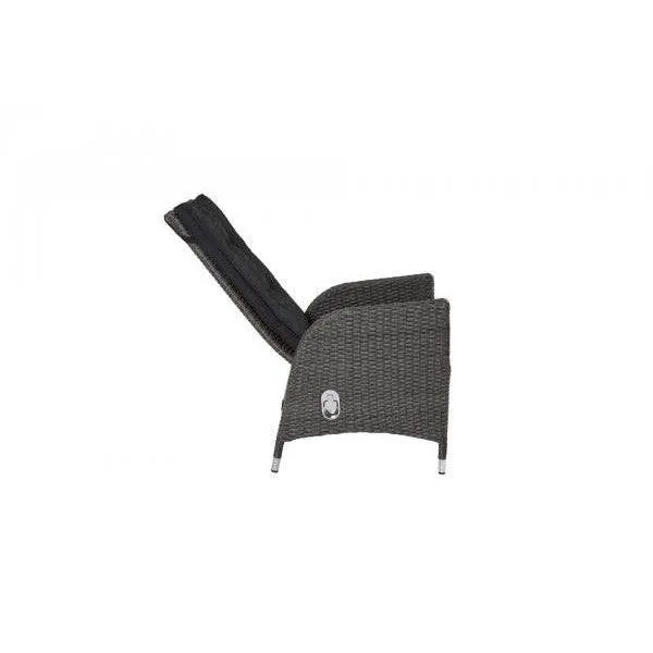 4x sedia Position Barcelona grigio-mix incl. cuscino seduta