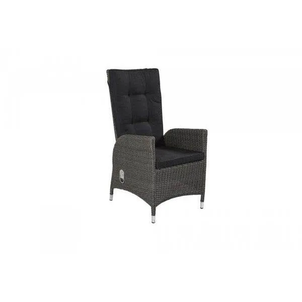 6x sedia Position Barcelona grigio-mix incl. cuscino seduta