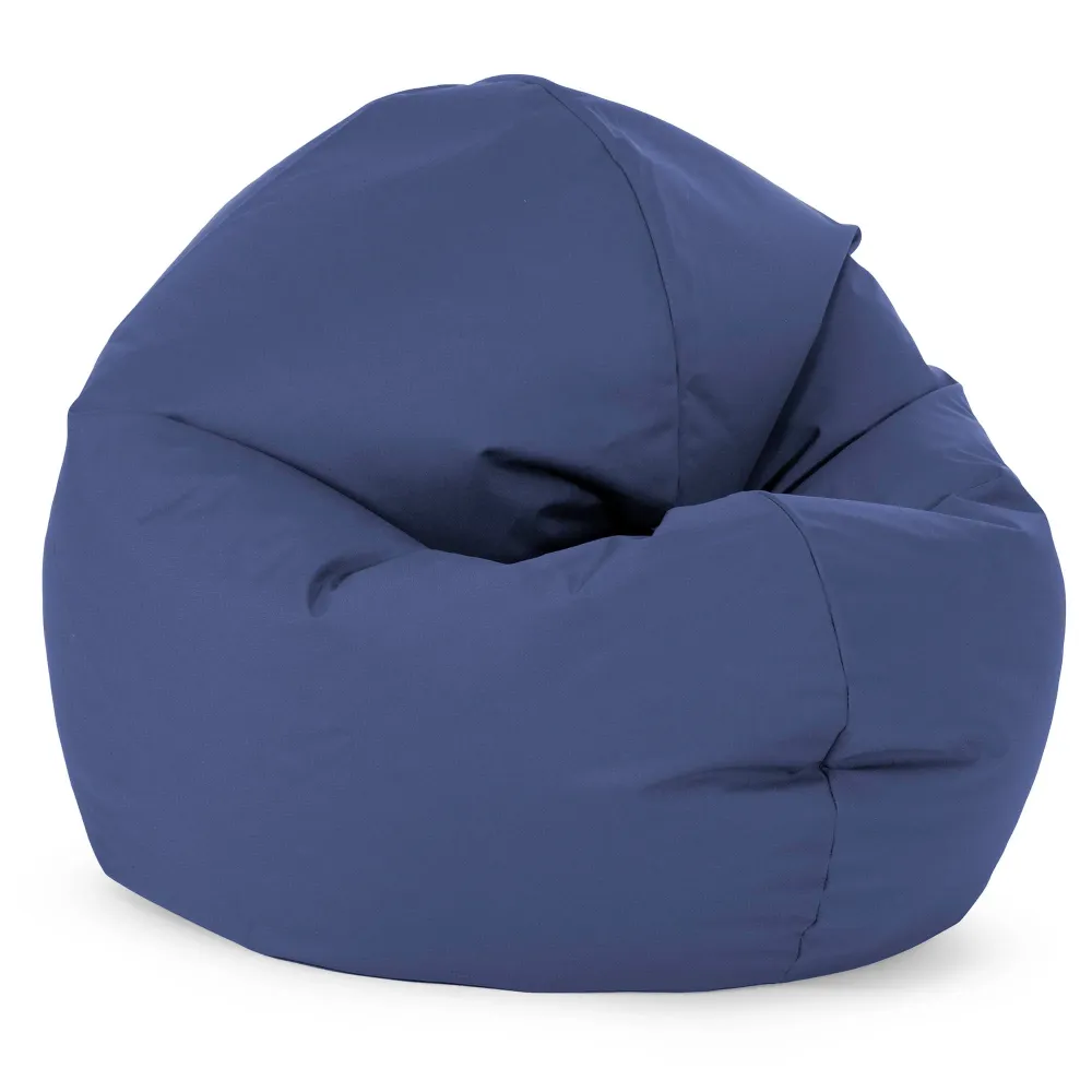 Sedia Pouf Sacco Flexforma Junior per Bambini e Adolescenti 2 14 anni - Facile da Pulire per Esterni Navy