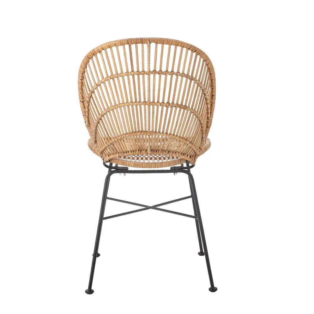 Sedia da pranzo Fiore, naturale, rattan