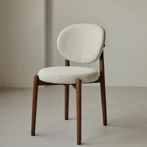 Sedia da pranzo imbottita legno Sonna