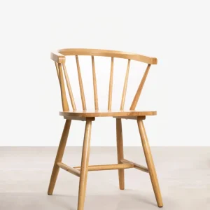 Sedia da pranzo legno con braccioli Sena Arms